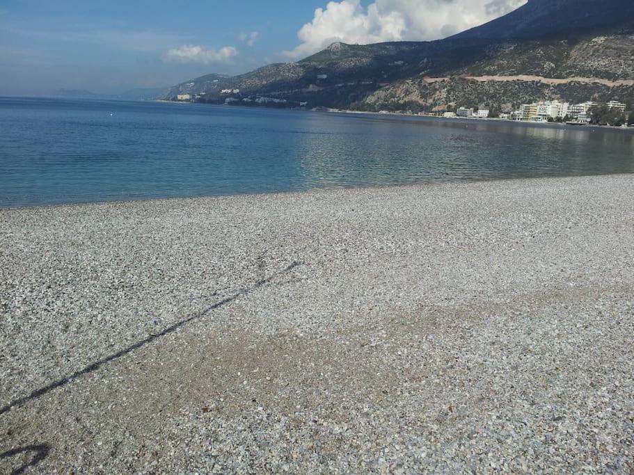 Cozy Seaside Apartment Loutraki מראה חיצוני תמונה