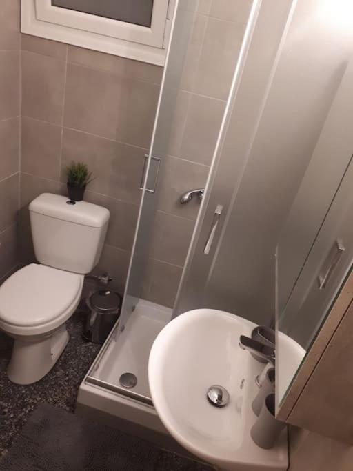 Cozy Seaside Apartment Loutraki מראה חיצוני תמונה